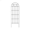 72" X 22" X 1/2" Black Classic Trellis