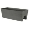 27" Harmony Grey Rail Windowbox