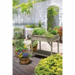 Cedar Raised Herb Garden Planter - 8 Pocket