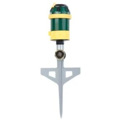 6-Pattern Turbo Rotary Sprinkler On Metal Step Spike