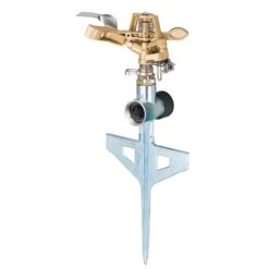 XT Metal Pulsating Sprinkler With Metal Step Spike