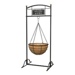 40" Modern Farmhouse Basket Hanger