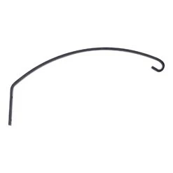 12" Black Contemporary Hook