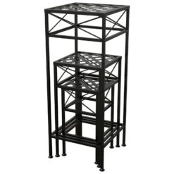 3 Piece Modern Farmouse Nested Plant Stand