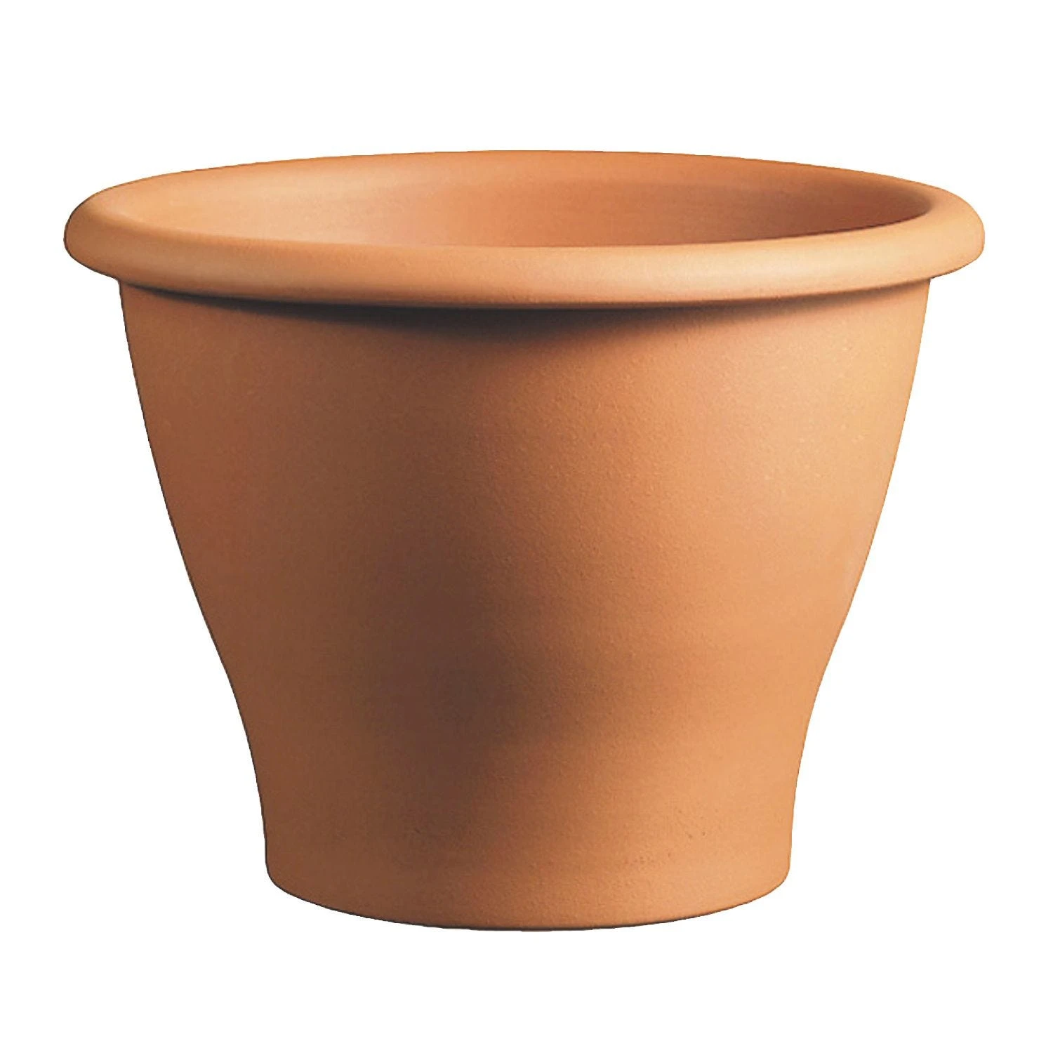 12-1/2" Terra Cotta Vase Campana Clay Pot
