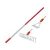 Wolf Garten P512 Dutch Hoe, Soil Rake & Handle Set